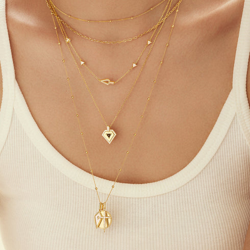 Gold Geometric Necklace